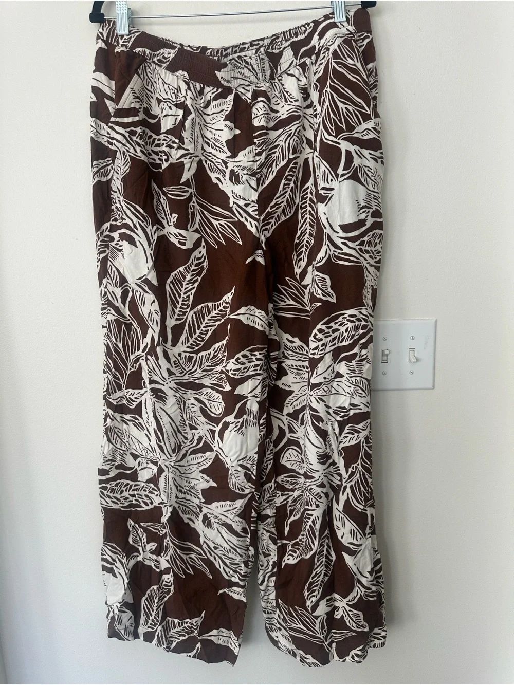 Lands’ End Floral Print Women’s Casual Pants 16P (New)